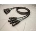 141-MGY-4P   4 XLR 3pin гнездо <=> 4 XLR 3pin штекер Gabreal AM AWG24 U/F 4p PVC